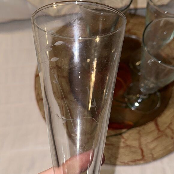 Princess House set of 4 Finely Crafted Crystal Glasses - Picture 5 of 16